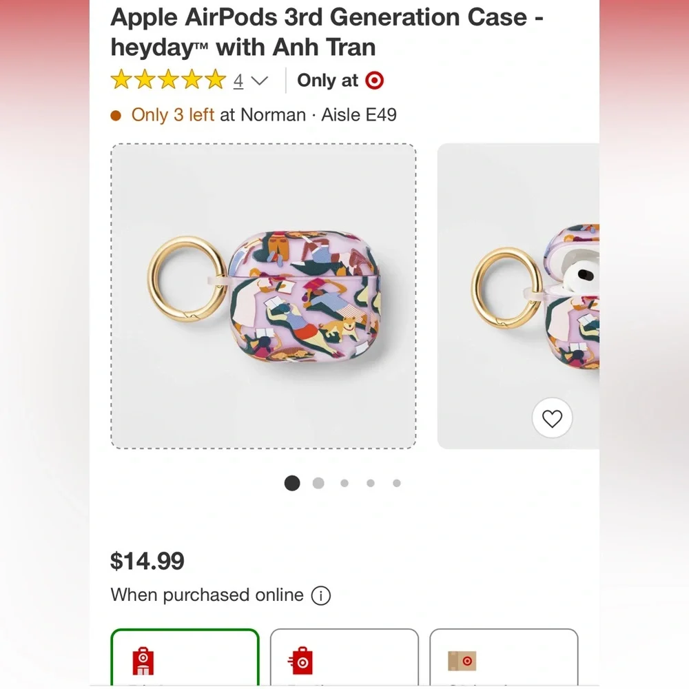 NIB! Heyday with Anh Tran Apple AirPods 3rd Gen Case - Picture 6 of 6